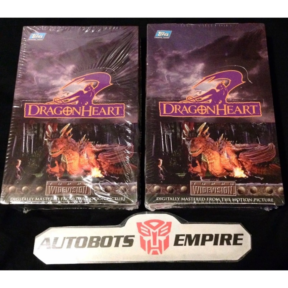 TOPPS 2 BOX DRAGON HEART Wide Vision Movie Card Set scifi Magic Marvel Toy Comic